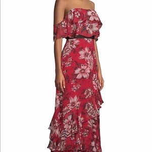 BCBGMAXAZRIA OTS Maxi Dress NWT Size 0